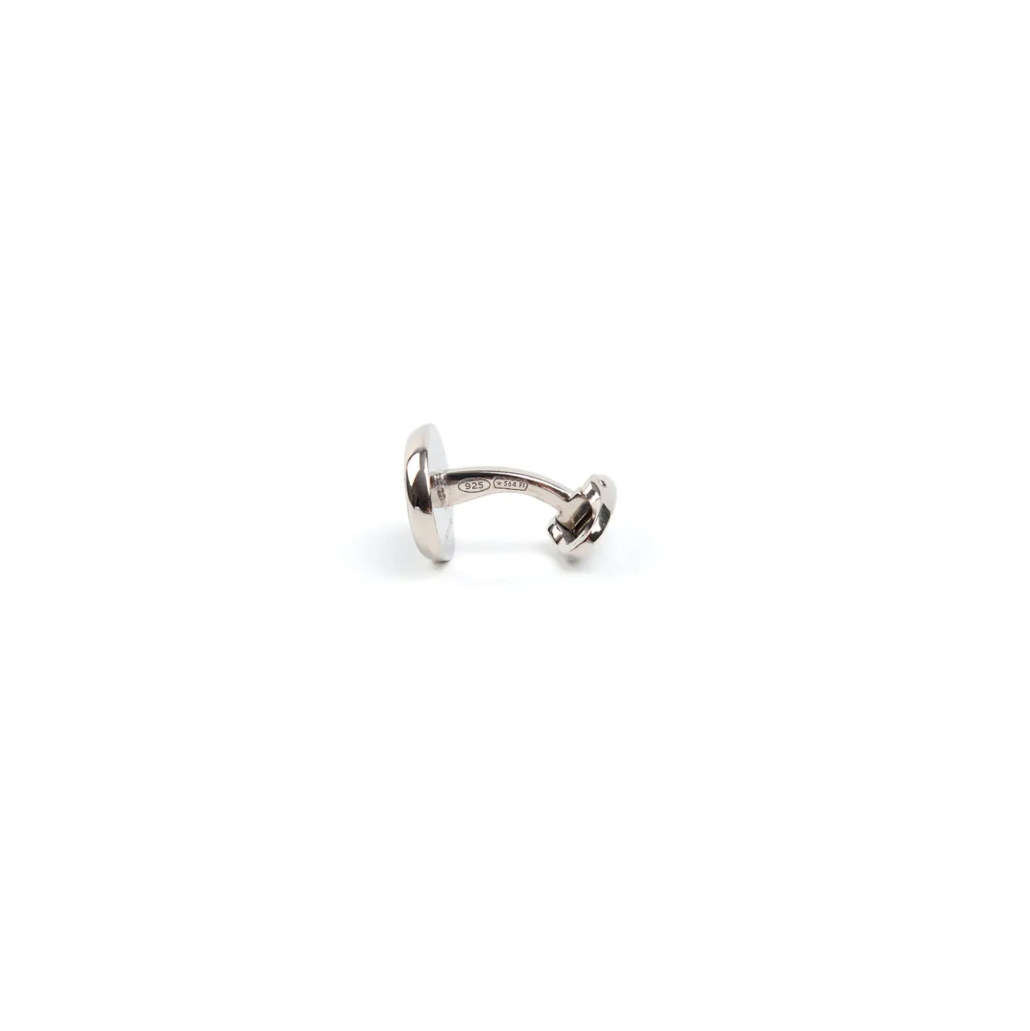 GEMELLI DA POLSO IN ARGENTO GIALLOCon microfantasia fiore