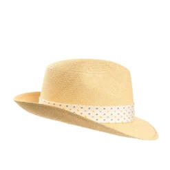 PANAMA MODELLO FEDERICO CON CINTA IN SETA BIANCA, 56 CM E. marinella x borsalino