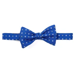 PAPILLON ANNODATO IN SETA BLUETTE Microfantasia fiore