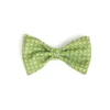 PAPILLON ANNODATO IN SETA VERDE CHIARO Pois