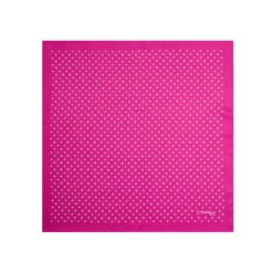 POCHETTE DA TASCHINO IN SETA STAMPATA A MANO FUCSIA Microfantasia fiore