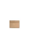 PORTACARTE DI CREDITO PICCOLO BEIGE In pelle liscia