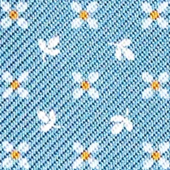 PORTACARTE DI CREDITO SETA E PELLE AZZURRO POLVERE 5 scomparti