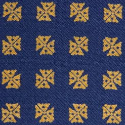 PORTACARTE PIEGHEVOLE IN SETA PELLE BLU SCURO 10 scomparti