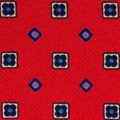 PORTACARTE PIEGHEVOLE IN SETA PELLE ROSSO 10 scomparti