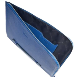PORTADOCUMENTI BLUETTE In pelle con cinturino
