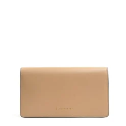 PORTAFOGLIO GRANDE BEIGE In pelle liscia