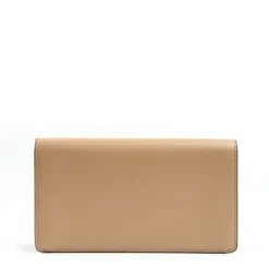 PORTAFOGLIO GRANDE BEIGE In pelle liscia