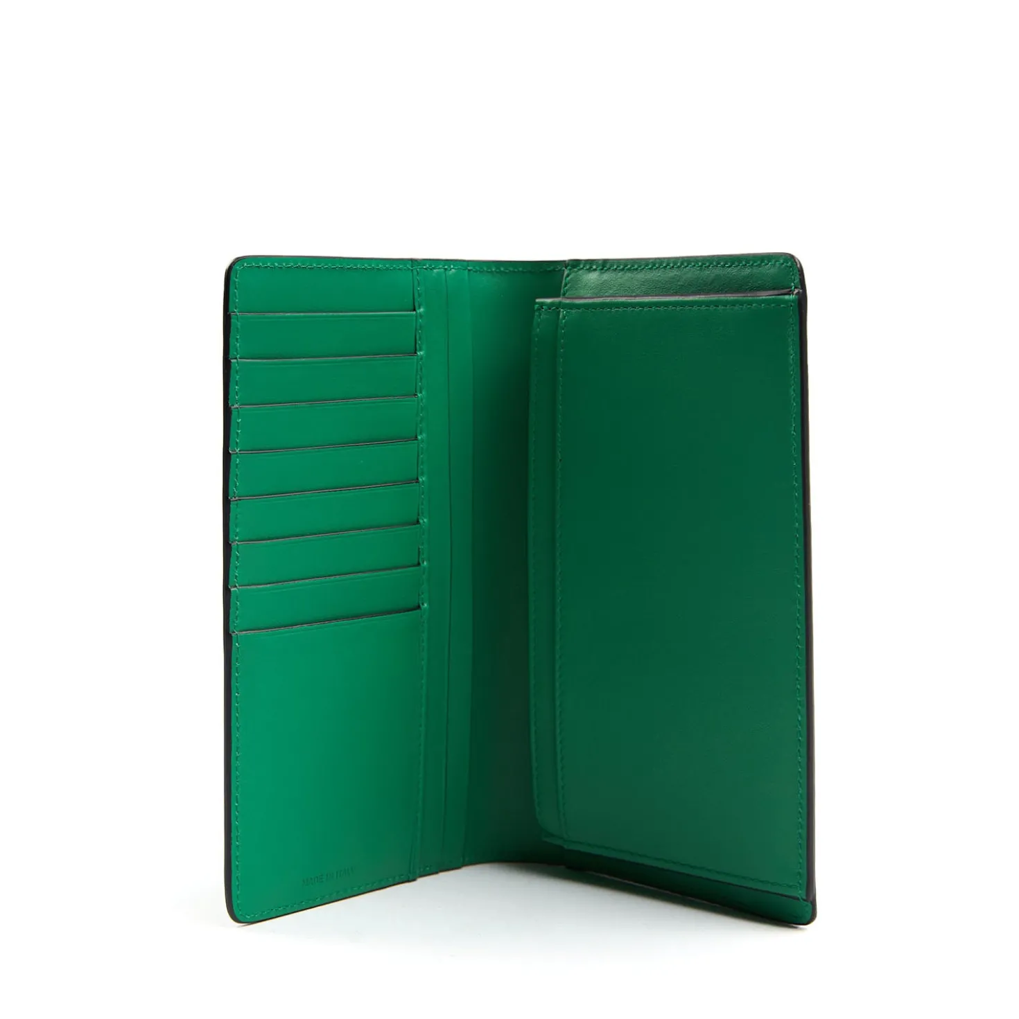 PORTAFOGLIO GRANDE VERDE In pelle liscia
