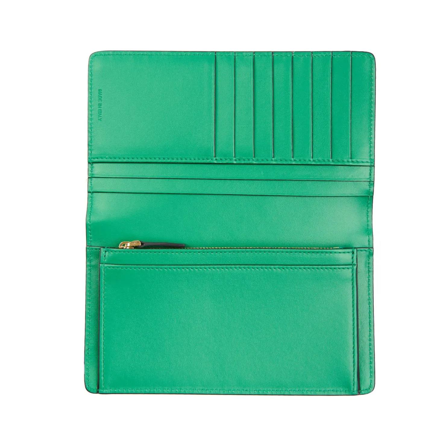 PORTAFOGLIO GRANDE VERDE In pelle liscia