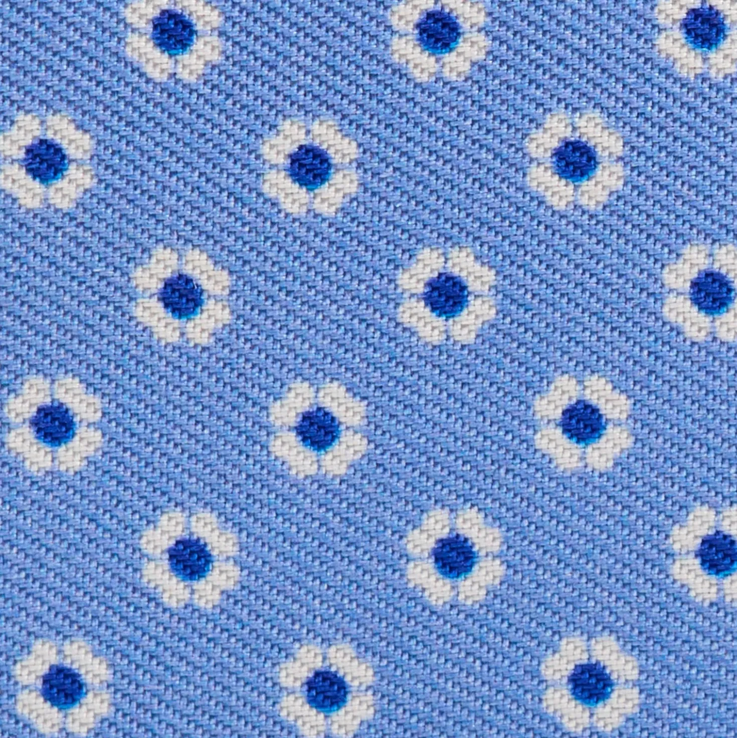 PORTAFOGLIO PICCOLO AZZURRO In seta e pelle