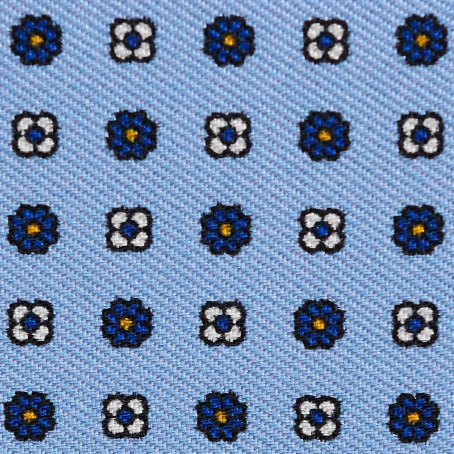 PORTAFOGLIO PICCOLO AZZURRO In seta e pelle