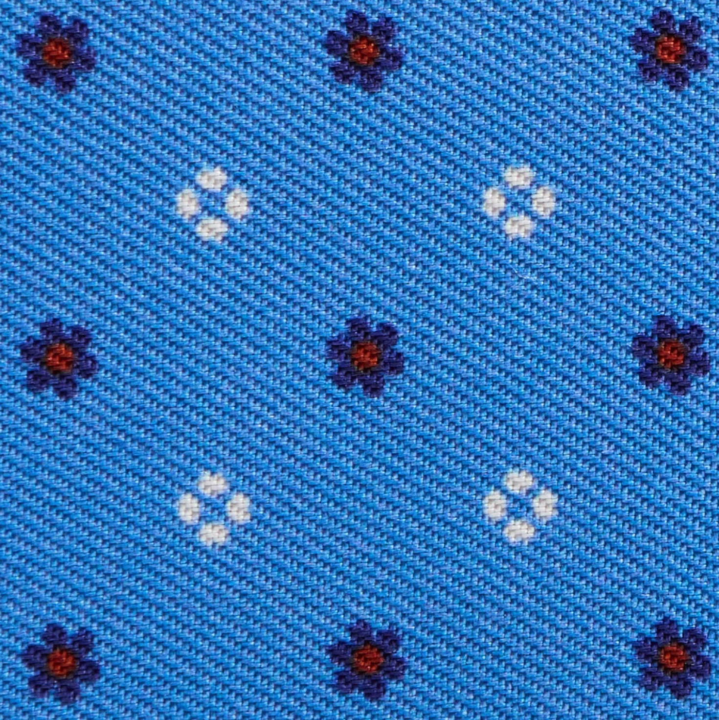 PORTAFOGLIO PICCOLO AZZURRO In seta e pelle