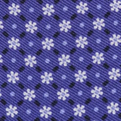 PORTAFOGLIO PICCOLO BLU In seta e pelle