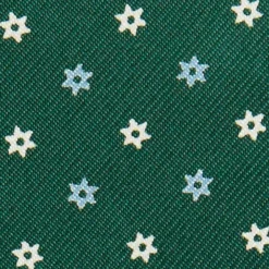 PORTAOCCHIALI VERDE SCURO In seta stampata a mano