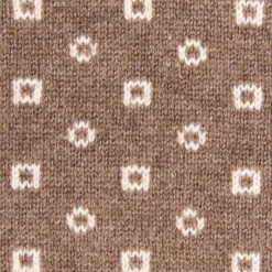 SCALDACOLLO BEIGE MICROFANTASIA In cashmere