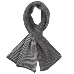 SCALDACOLLO GRIGIO SCURO IN CASHMERESolid color