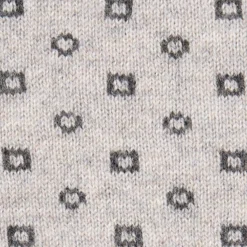 SCALDACOLLO GRIGIO SCURO MICROFANTASIA In cashmere