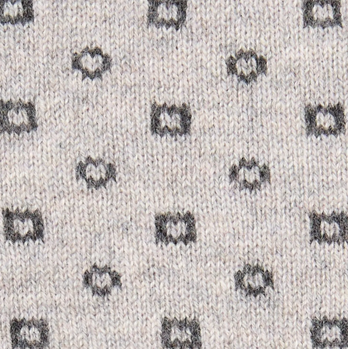 SCALDACOLLO GRIGIO SCURO MICROFANTASIA In cashmere