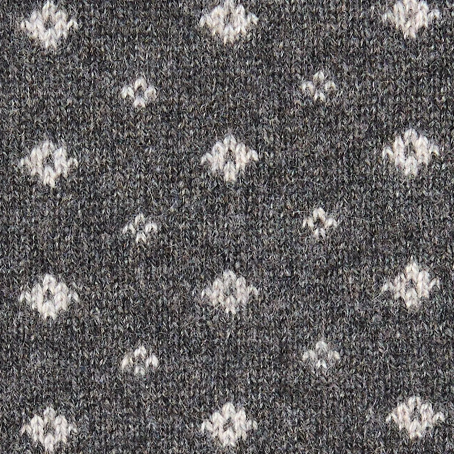 SCALDACOLLO GRIGIO SCURO MICROFANTASIA In cashmere