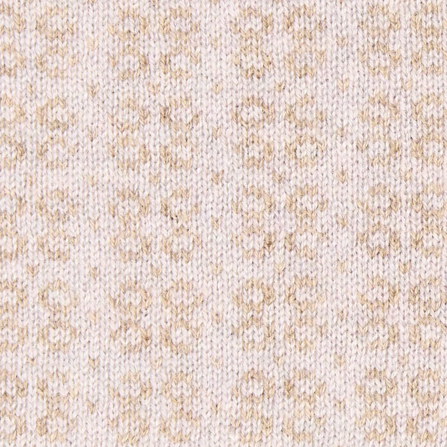 SCALDACOLLO MARRONE CHIARO E BEIGE MICROFANTASIA In cashmere