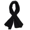 SCALDACOLLO NERO IN CASHMERETinta unita