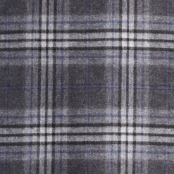 SCIARPA BICOLOR GRIGIO SCURO IN SETA E CASHMERE Check