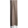 SCIARPA BICOLOR MARRONE IN LANA E CASHMERE Tinta unita