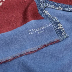 SCIARPA TUBOLARE BORDEAUX IN SETA TWILL Paisley pattern