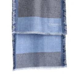 SCIARPA TUBOLARE GRIGIA IN SETA TWILL Paisley pattern