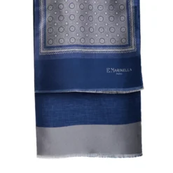 SCIARPA TUBOLARE GRIGIO CHIARO IN SETA TWILL Classic daisy