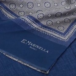 SCIARPA TUBOLARE GRIGIO CHIARO IN SETA TWILL Classic daisy