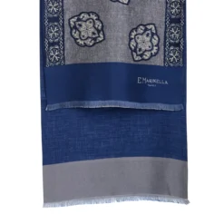 SCIARPA TUBOLARE GRIGIO SCURO IN SETA TWILL Classic daisy