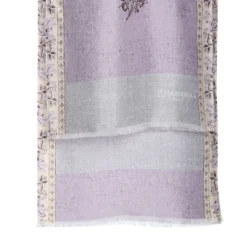 SCIARPA TUBOLARE LILLA IN SETA TWILL Paisley pattern