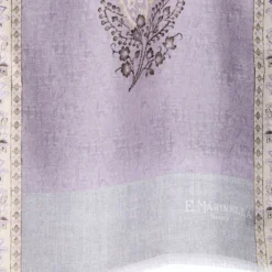 SCIARPA TUBOLARE LILLA IN SETA TWILL Paisley pattern