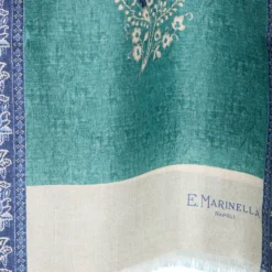 SCIARPA TUBOLARE VERDE IN SETA TWILL Paisley pattern