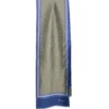 SCIARPA TUBOLARE VERDE IN SETA TWILL Classic daisy