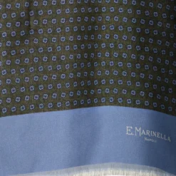 SCIARPA TUBOLARE VERDE IN SETA TWILL Classic daisy