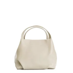 SOFT MINI BAG BEIGE POLVERE In pelle liscia