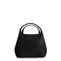 SOFT MINI BAG NERA In pelle liscia