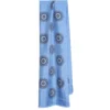 STOLA AZZURRA IN SETA MADDER Collezione floreale