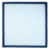 STOLA BLU 115 IN LANA, SETA E CASHMERE Fiori d’archivio