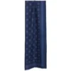 STOLA DARK BLUE IN LANA Decorazioni floreali