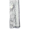 STOLA GRIGIA IN CASHMERE Collezione elefanti