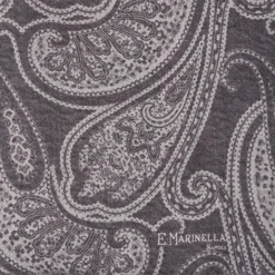 STOLA GRIGIA IN LANA Fantasia paisley