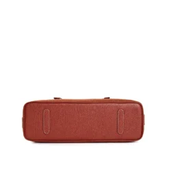 TOTE BAG MIDI MARRONE CHIARO In lana e pelle