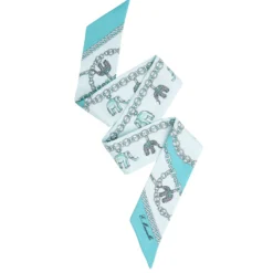 TWILLY IN SETA AZZURRO Lucky elephant
