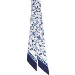 TWILLY IN SETA BLU SCURO Garden flower