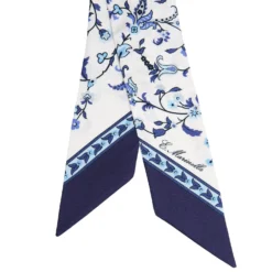 TWILLY IN SETA BLU SCURO Garden flower