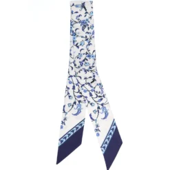 TWILLY IN SETA BLU SCURO Garden flower